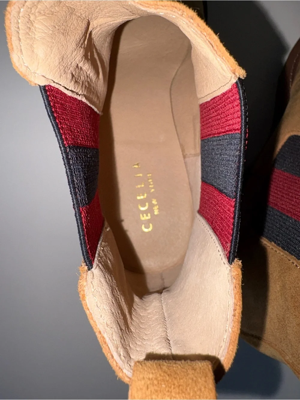 Cecelia New York Gemma Suede Wedge Boots 8.5